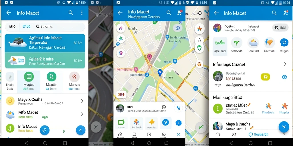Antarmuka aplikasi Info Macet 8180 yang informatif dan jelas.