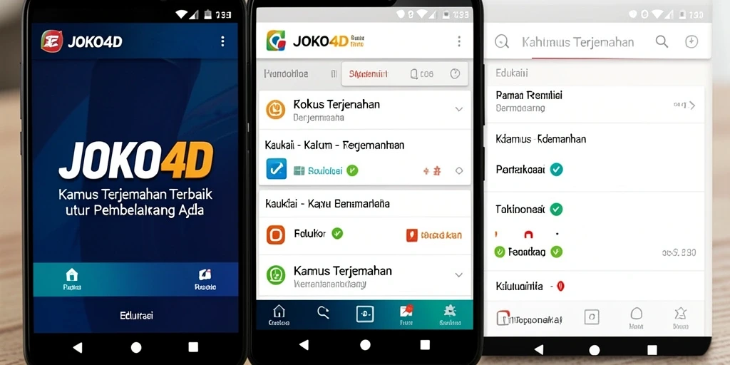 Tampilan antarmuka JOKO4D yang intuitif dan mudah digunakan.