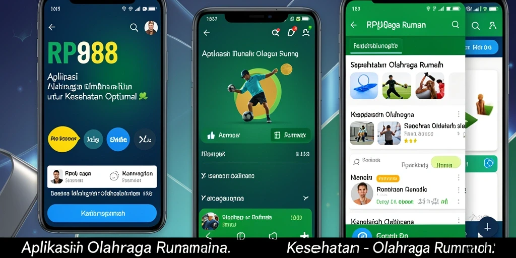 Antarmuka intuitif RP888 dengan berbagai pilihan latihan efektif.