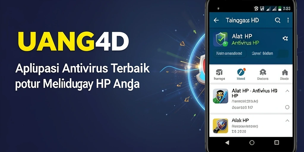 Antarmuka UANG4D yang intuitif untuk pengguna Antivirus HP.